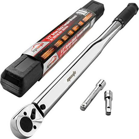EPAuto 1/2-Inch Drive Click Torque Wrench 25-250 Ft.-lb./33.9~338.9 Nm