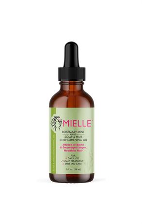 Mielle Organics Rosemary Mint Scalp & Hair Strengthening Oil for All Hair Types,