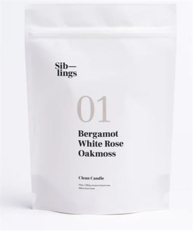 Sib— lings No 01 — Bergamot, White Rose, Oakmoss 10oz
