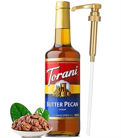 Butter Pecan Coffee Syrup 25.4 Ounces - Torani Butt...