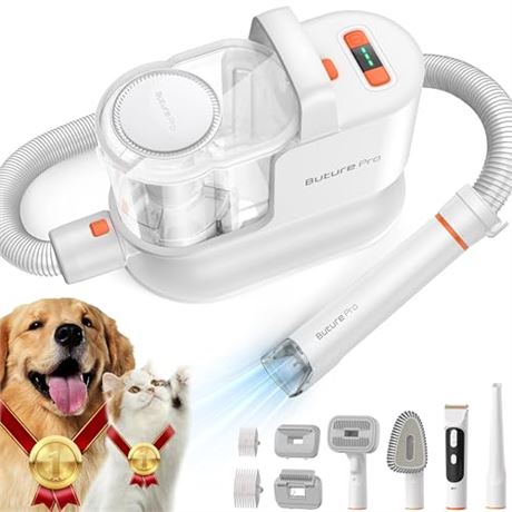 Buture Pro Dog Grooming Kit & Vacuum Suction