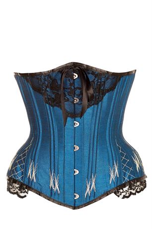 Corset Story LONGLINE TURQUOISE UNDERBUST WITH FLOSSING ND-147 Size 20