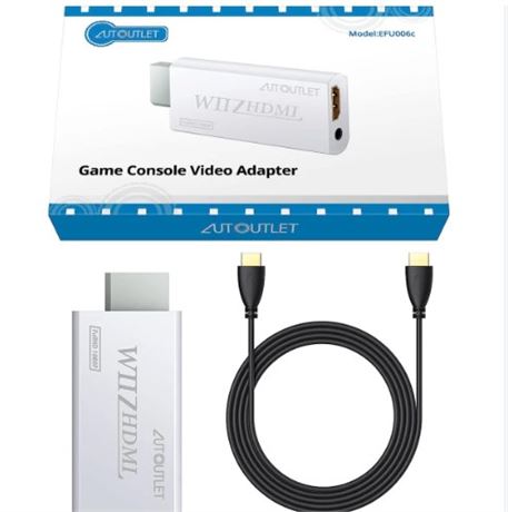 AUTOUTLET Wii to HDMI Converter
