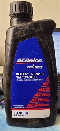 ACDelco GM Original Equipment 10-4034 Dexron LS 75W-90 Gear Oil - 945 ml