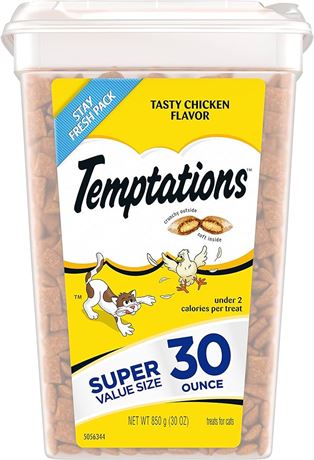 Temptations Classic Treats for Cats, Tasty Chicken, 30 oz
