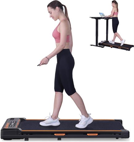 AIRHOT Walking Pad, 2 in 1 Under Desk Treadmill of Compact Space, 2.5HP