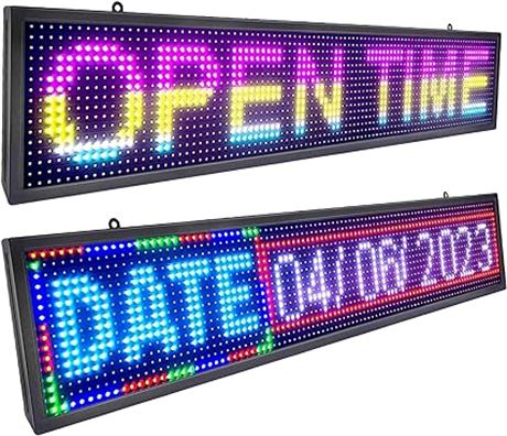 P10 Scrolling LED Signs WiFi connection - Full Color LE...