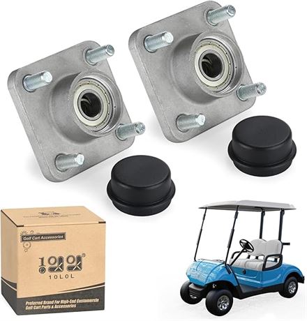 10L0L 2PCS Golf Cart Front Wheel Hub Assembly for Yamaha Drive G2 G8 G9 G14 G16