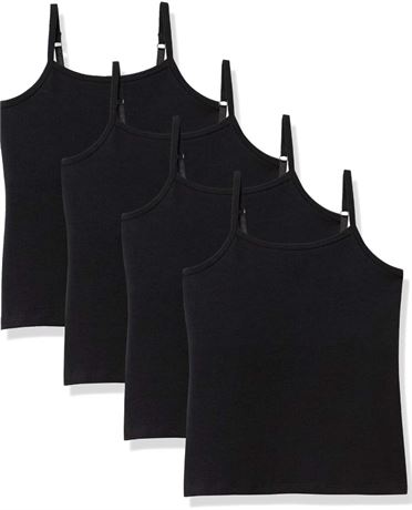 Amazon Essentials Girls and Toddlers' Shelf Layering Camisole, Pack of 4