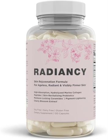 Better Body Co. Radiancy | Premium Skin Rejuvenating Collagen 120 Capsules