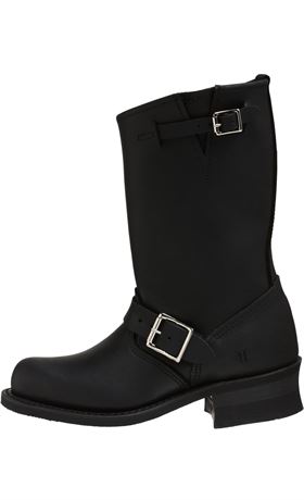 Size:7, FRYE Women's Engineer 12R Boot, Black