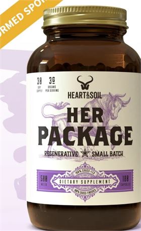 HEART&SOIL Her Package ENHANCE YOUR FEMALE HEALTH.180 CAP