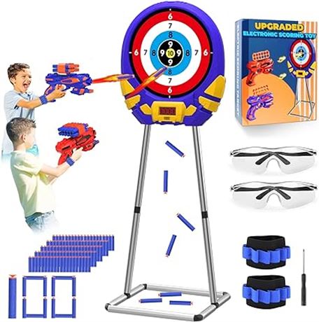 Shooting Toys for Kids, Digital Touch Screen and Electronic Scoring Target