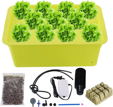 MAOPINER Hydroponic Garden Kit for Plants Herb Garden Starter Set DIY Self Water