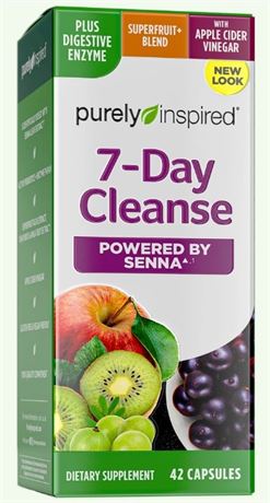 Detox Cleanse, Purely Inspired 7 Day Cleanse and Detox Pill, Acai Berry Cleanse