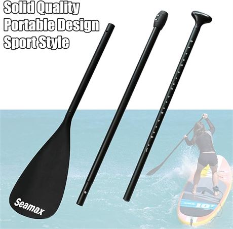 SEAMAX SUP Paddle for All Stand Up Paddle Boards, Portable Oar Design with Adjus