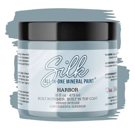 All-in-One Mineral Paint | Dixie Belle Silk | Harbor (16oz) | Pale..