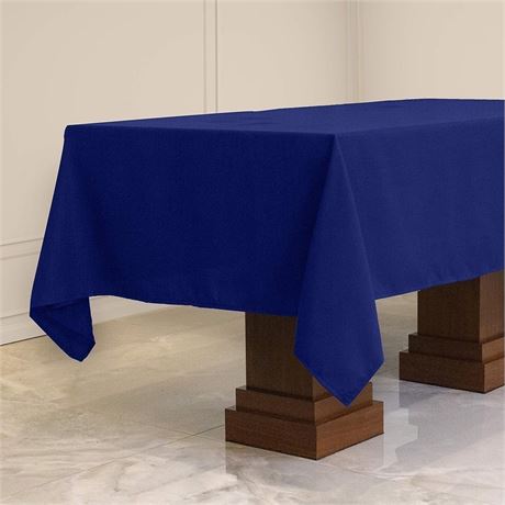 Kadut (60 X 84 Inch) Royal Blue Rectangular Table Cloth