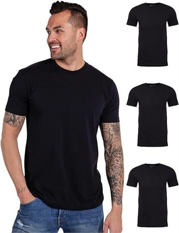 (3 PACK) INTO THE AM Men's T Shirt - Short Sleeve Crew Neck Soft Fitted Tees
