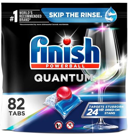 Finish - Quantum - 82ct - Dishwasher Detergent - Powerball - Ultimate Clean & Sh