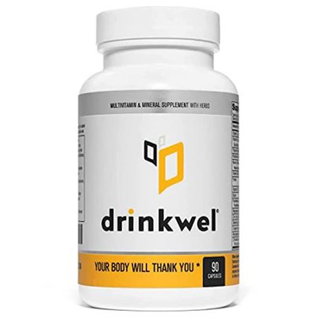 Drinkwel Multivitamin Supplement - Premium Morning Recovery Liver Cleanse Detox