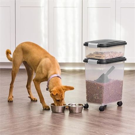 Airtight Pet Food Storage Container Combo