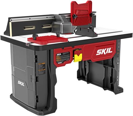 SKIL SRT1039 Benchtop Portable Router + Fixed Base Corded Router RT1323-00(Used)
