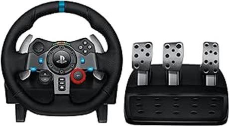 Logitech G29 Driving Force Racing Wheel and Floor Pedals, Real Force Feedback, S