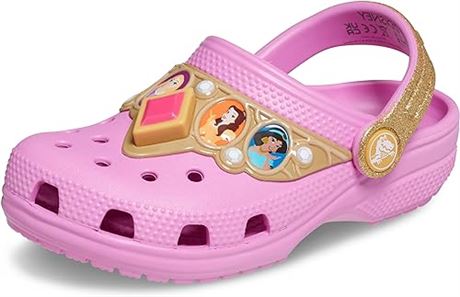 SIZE 27-28 Crocs Kids' Disney Princess Light Up Clog | Disney Light Up Shoes