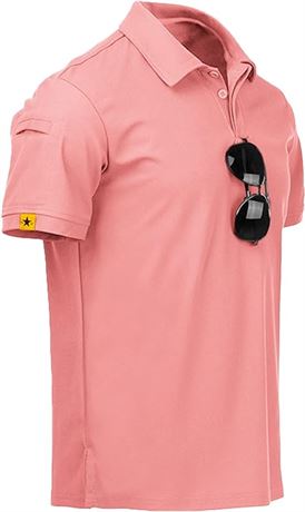 XL, JACKETOWN Men Polo Shirt Short Sleeve Breathable Tennis Shirt Summer Tshirts