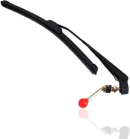 UTV Hand Operated Windshield Manual Wiper with 15.7’’Blade Compatible with Polaris Ranger 570 800 900 1000, Polaris RZR 800 900 1000 XP, Can Am, Kawasaki,Pioneer, Golf Cart