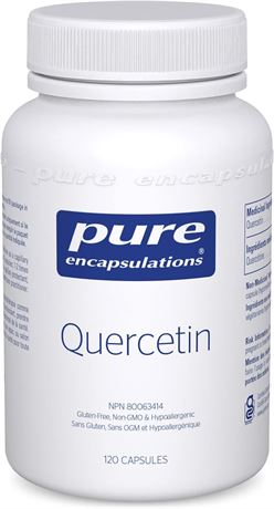 Pure Encapsulations Quercetin | Antioxidant Support for Capillaries , 120 CAPS