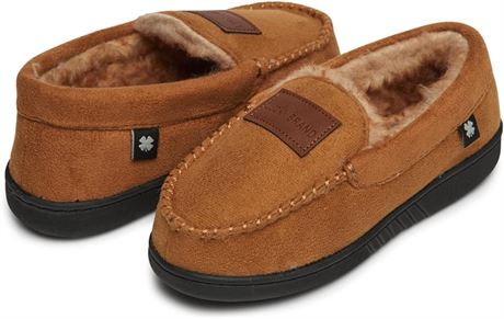 Lucky Brand Boy's Micro-Suede Moccasin Loafer Slippers