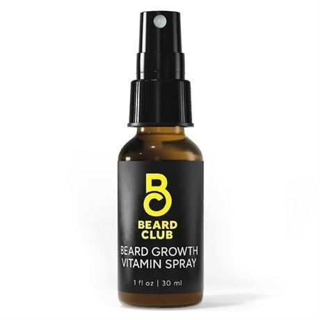 The Beard Club Beard Growth Vitamin Spray, Nourishing & Soothing, 1 fl. oz.
