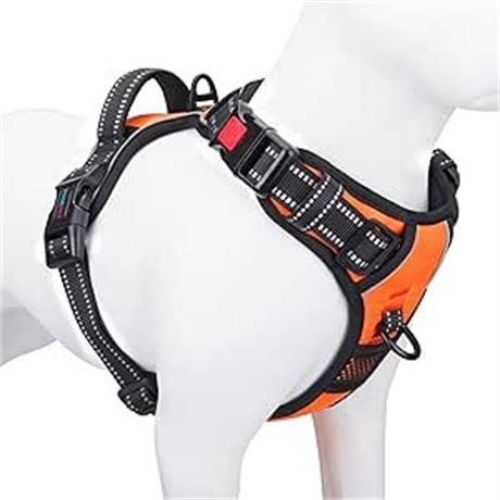 PHOEPET Reflective Dog Harness Large Breed XL