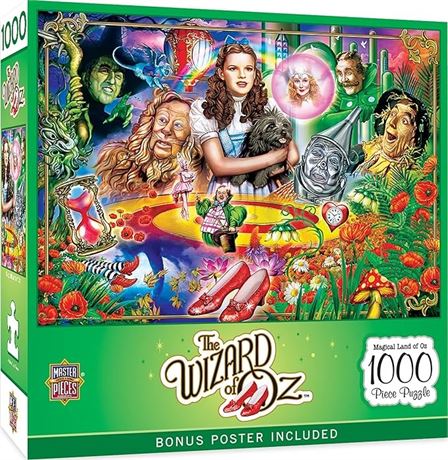 Master Pieces Wizard of Oz 1000pc Puzzles Collection