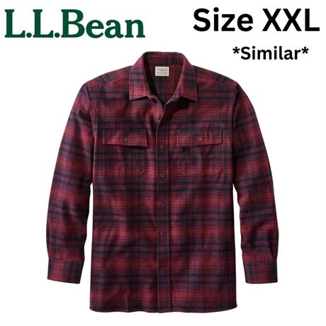 Size XXL, Men's Chamois Shirt, Traditional Fit, Plaid