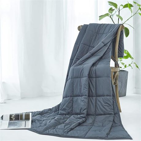 King, 80''x90'',15lb - RelaxBlanket Couple Weighted Blanket, Premium Cotton | En