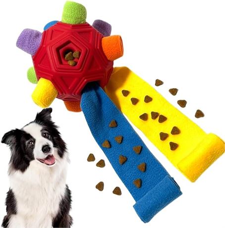 Snuffle Ball for Dog Toys Unbreakable Upgrade Ball Interactive Toy Foraging