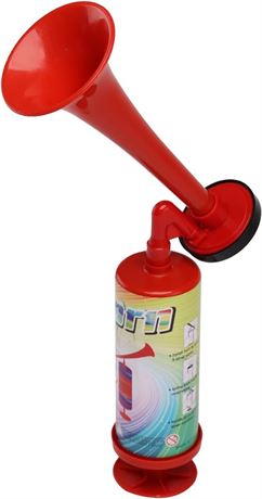 Boat Air Horn for Safety - Portable Air Pump Horn, Effective for Wild Animal Deterrence, Sports & Marine Signaling, Party Air Horn(ABS large handheld horn)