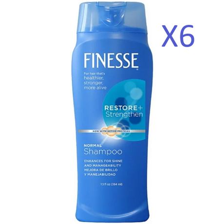13 oz (Pack of 6) - Finesse Texture Enhancing Shampoo