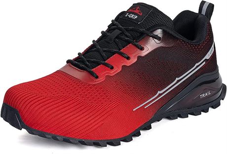 SIZE: 11.5X-Grip Mens Breathable Trail Running Shoes Lightweight