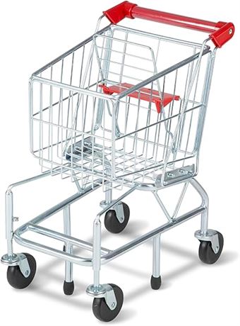 Melissa & Doug Toy Shopping Cart With Sturdy Metal Frame | Toddler Shopping Cart