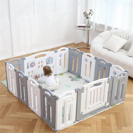SIMILAR,Baby Playpen Kids Activity Centre Safety Play Yard Home Indoor Outdoor
