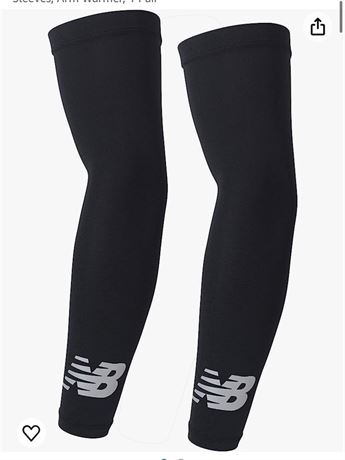 New Balance Unisex Outdoor Sports Compression Arm Sleeves, Arm Warmer, 1 Pair
