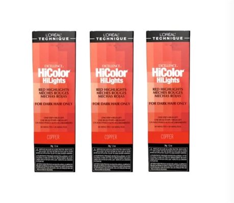 L'OREAL EXCELLENCE HICOLOR HIGHLIGHTS , COPPER