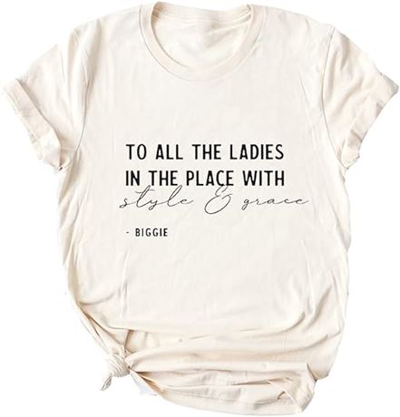 M, Yimoya to All The Ladies in The Place with Style and Grace Tshirts Womens