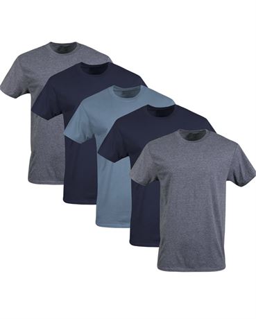 L - Gildan Men's Crew T-Shirts, Multipack, Style G1100