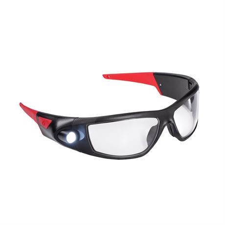 COAST SPG400 Rechargeable Lighted LED Safety Glasses with Built-In Inspection Be