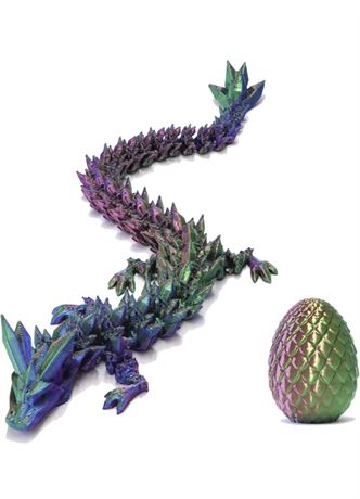 3D Printed Dragon Surprise Egg, Executive Dragon Fidget Desk Toys Decorative